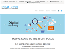 Tablet Screenshot of idealkeys.com